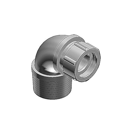 Abb 1/2" 90D LT CORD CONNECTOR, .500"-.625" RANGE,  2250